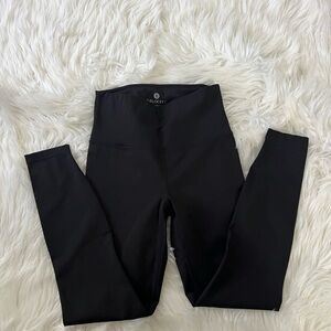 Velocity Black High-Waisted Leggings